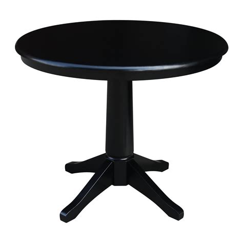 Promo Black Round Table